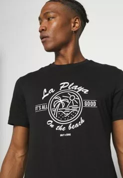 Only & Sons ONSPINE LIFE TEE - T-shirt Imprimé - Black -Only & Sons Soldes Boutique 42ab7099579040e99077825aa2898236