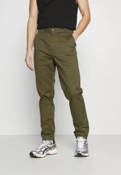 Only & Sons ONSCAM AGED CUFF - Pantalon Classique - Olive Night
