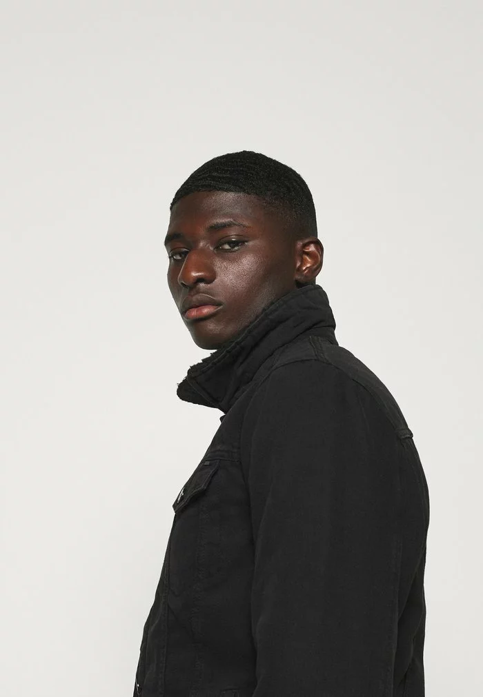 Only & Sons Veste En Jean - Black Denim 6 Only & Sons Veste En Jean - Black Denim – Image 6