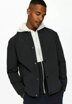 Only & Sons Blouson Bomber - Dark Navy -Only & Sons Soldes Boutique 45407ddde65a4eb8aa6f374f4997d669