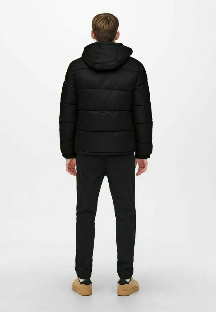 Only & Sons Veste D'hiver - Black 3 Only & Sons Veste D'hiver - Black – Image 3