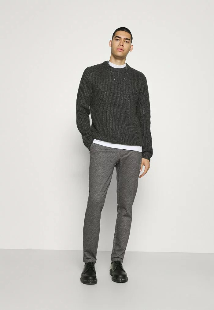 Only & Sons ONSMARK PANTS - Pantalon Classique - Medium Grey Melange 2 Only & Sons ONSMARK PANTS - Pantalon Classique - Medium Grey Melange – Image 2