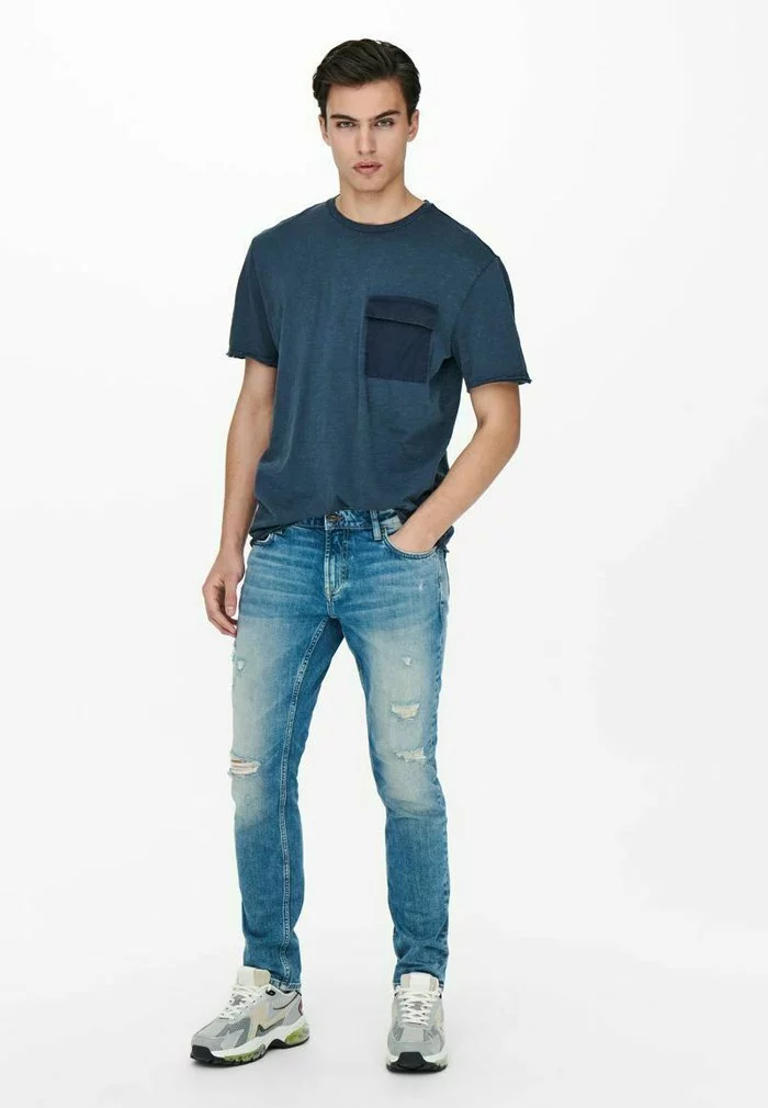 Only & Sons T-shirt Imprimé - Moonlit Ocean 2 Only & Sons T-shirt Imprimé - Moonlit Ocean – Image 2