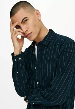 Only & Sons Chemise - Dark Navy -Only & Sons Soldes Boutique 48b574ecd20941189455aa1341313a89