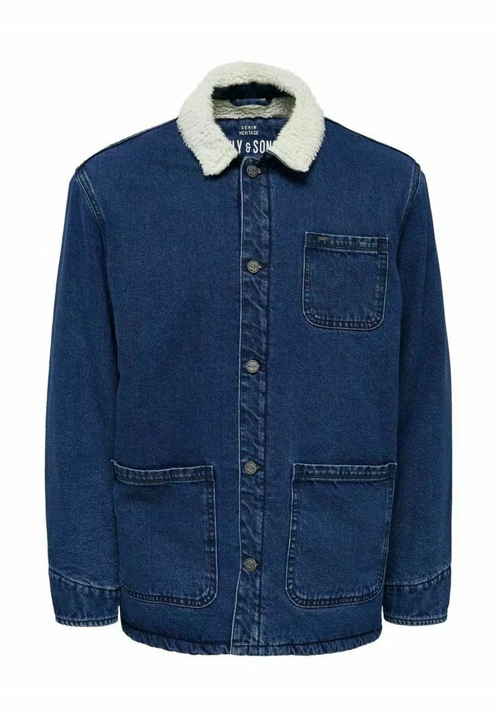 Only & Sons Veste En Jean - Blue Denim 5 Only & Sons Veste En Jean - Blue Denim – Image 5