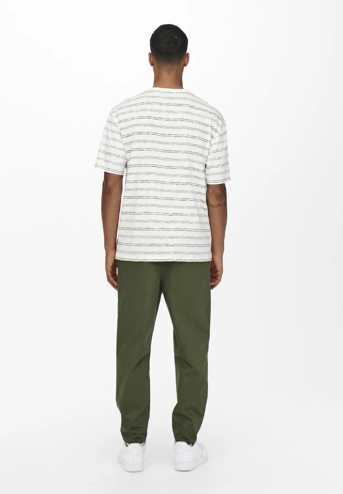 Only & Sons ONSDEW TAPERED - Chino - Olive Night 3 Only & Sons ONSDEW TAPERED - Chino - Olive Night – Image 3