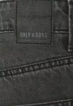 Only & Sons ONSEDGE LOOSE - Jean Droit - Black Denim -Only & Sons Soldes Boutique 4a67aa625ead4a7caaab8ede0abec56c