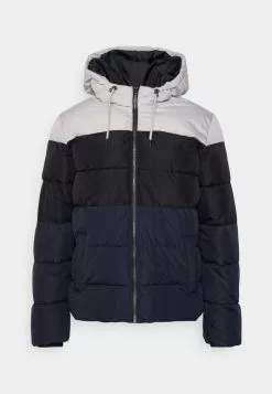 Only & Sons ONSMELVIN QUILTED HOOD JACKET - Veste D'hiver - Vapor Blue/black/dark Navy -Only & Sons Soldes Boutique 4ad8a3137fd44142bf66a5d9cdc26f14