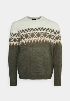 Only & Sons ONSNEW LUDVIG CREW - Pullover - Pelican -Only & Sons Soldes Boutique 4cbe39982f4d4e5387a959df80a1f3ba