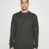 Only & Sons ONSNAZLO CREW NECK - Pullover - Dark Grey Melange