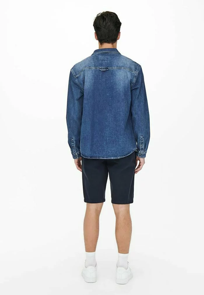 Only & Sons OVERSHIRT - Chemise - Blue Denim 2 Only & Sons OVERSHIRT - Chemise - Blue Denim – Image 2