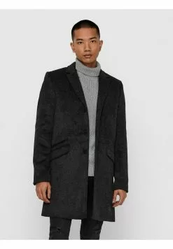 Only & Sons Manteau Classique - Dark Grey Melange