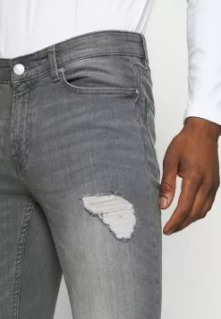 Only & Sons ONSWARP LIFE SKINNY GREYST - Jeans Fuselé - Grey Denim -Only & Sons Soldes Boutique 4e383eb1391c4ebe963c7d87edf8b798