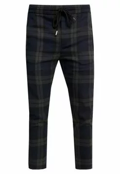 Only & Sons ONSLINUS CHECK PANT - Pantalon Classique - Dark Navy -Only & Sons Soldes Boutique 4ef0cde50383451aa4970748d7034d94