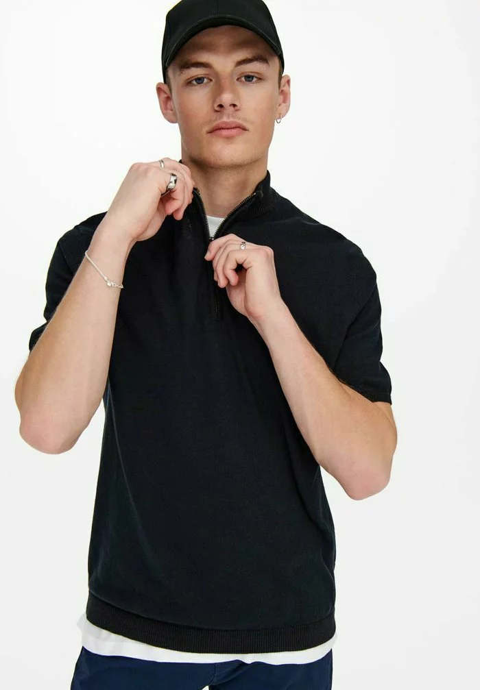 Only & Sons T-shirt Imprimé - Dark Navy 4 Only & Sons T-shirt Imprimé - Dark Navy – Image 4