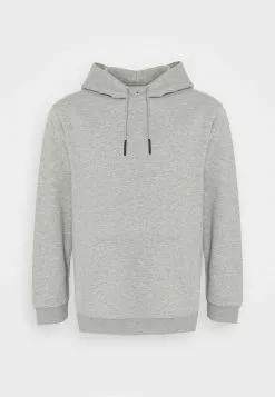 Only & Sons ONSCERES LIFE HOODIE PLUS - Sweat à Capuche - Light Grey Melange