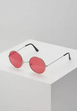 Only & Sons ONSSUNGLASSES ROUND UNISEX - Lunettes De Soleil - New Red/silver-coloured