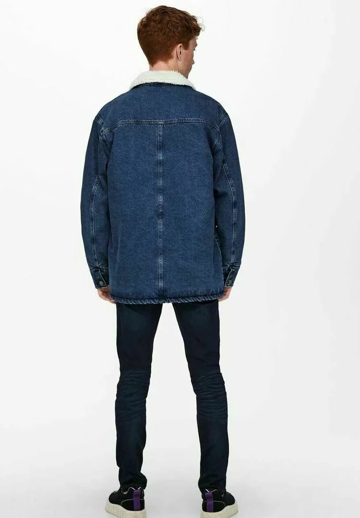 Only & Sons Veste En Jean - Blue Denim 3 Only & Sons Veste En Jean - Blue Denim – Image 3