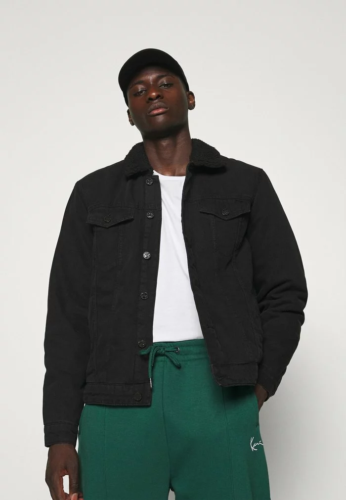 Only & Sons Veste En Jean - Black Denim 4 Only & Sons Veste En Jean - Black Denim – Image 4