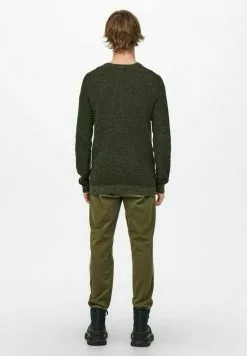 Only & Sons Pullover - Olive -Only & Sons Soldes Boutique 50a821f6ce9947cea5813350775d7e96