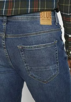 Only & Sons ONSDRAPER CARROT DAMAGE - Jean Slim - Blue Denim -Only & Sons Soldes Boutique 516a073595204ab18bc84475bc60816e