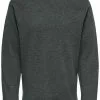 Only & Sons Pullover - Dark Grey Melange