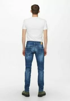 Only & Sons Jean Droit - Blue Denim -Only & Sons Soldes Boutique 531bb24697f24153bdb77f9874c19053