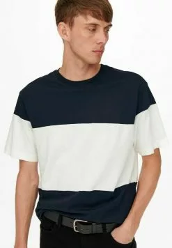 Only & Sons T-shirt Imprimé - Dark Navy/white -Only & Sons Soldes Boutique 553ab738be4d4638b1e3ac0acf6b25f6