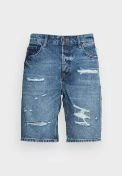 Only & Sons ONSAVI DAMAGE - Short En Jean - Blue Denim -Only & Sons Soldes Boutique 562943f1f3b149dc8a6c459b562617a2