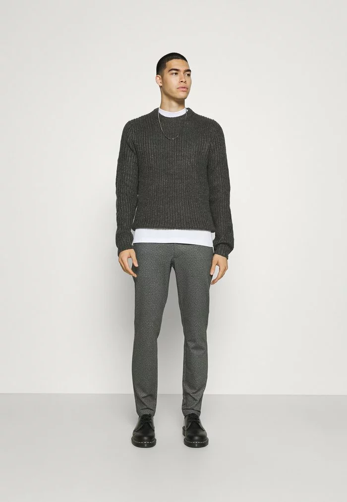 Only & Sons ONSNAZLO CREW NECK - Pullover - Dark Grey Melange 2 Only & Sons ONSNAZLO CREW NECK - Pullover - Dark Grey Melange – Image 2