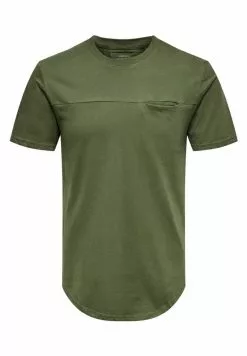 Only & Sons ONSDASH LIFE LONGY - T-shirt Basique - Olive Night