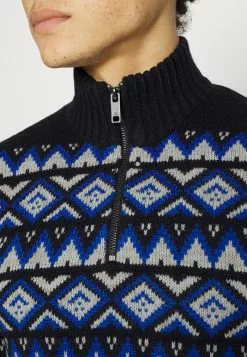 Only & Sons ONSNEW LUDVIG HALF ZIP - Pullover - Dark Navy -Only & Sons Soldes Boutique 576391997be546bc879f038334944709