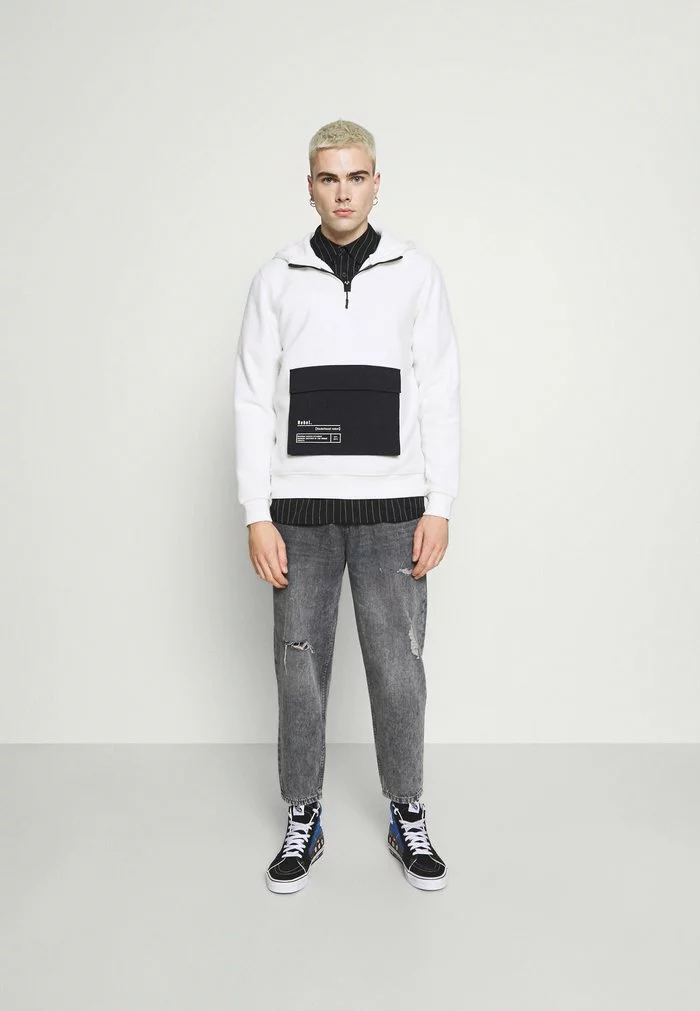 Only & Sons ONSCONE LIFE CROP - Jean Boyfriend - Grey Denim 2 Only & Sons ONSCONE LIFE CROP - Jean Boyfriend - Grey Denim – Image 2