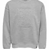 Only & Sons Sweatshirt - Light Grey Melange