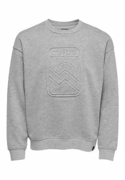 Only & Sons Sweatshirt - Light Grey Melange
