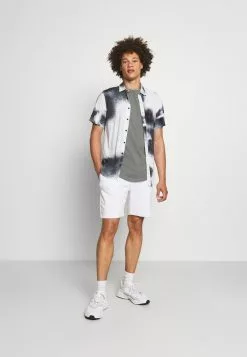 Only & Sons ONSMATT LIFE LONGY TEE 7 PACK - T-shirt Basique - Dark Blue/beige/green