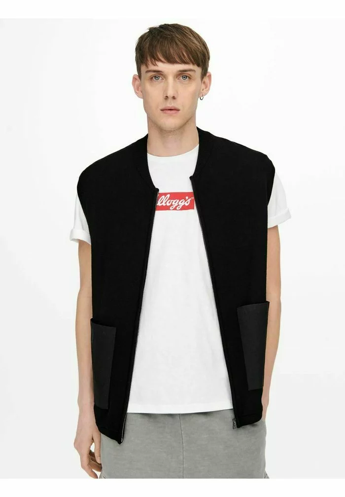 Only & Sons Veste Sans Manches - Black 6 Only & Sons Veste Sans Manches - Black – Image 6