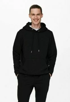 Only & Sons Sweat à Capuche - Black