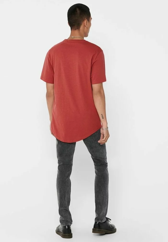 Only & Sons T-shirt Imprimé - Cinnabar 3 Only & Sons T-shirt Imprimé - Cinnabar – Image 3