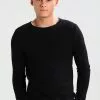 Only & Sons ONSDAN STRUCTURE CREW NECK - Pullover - Black