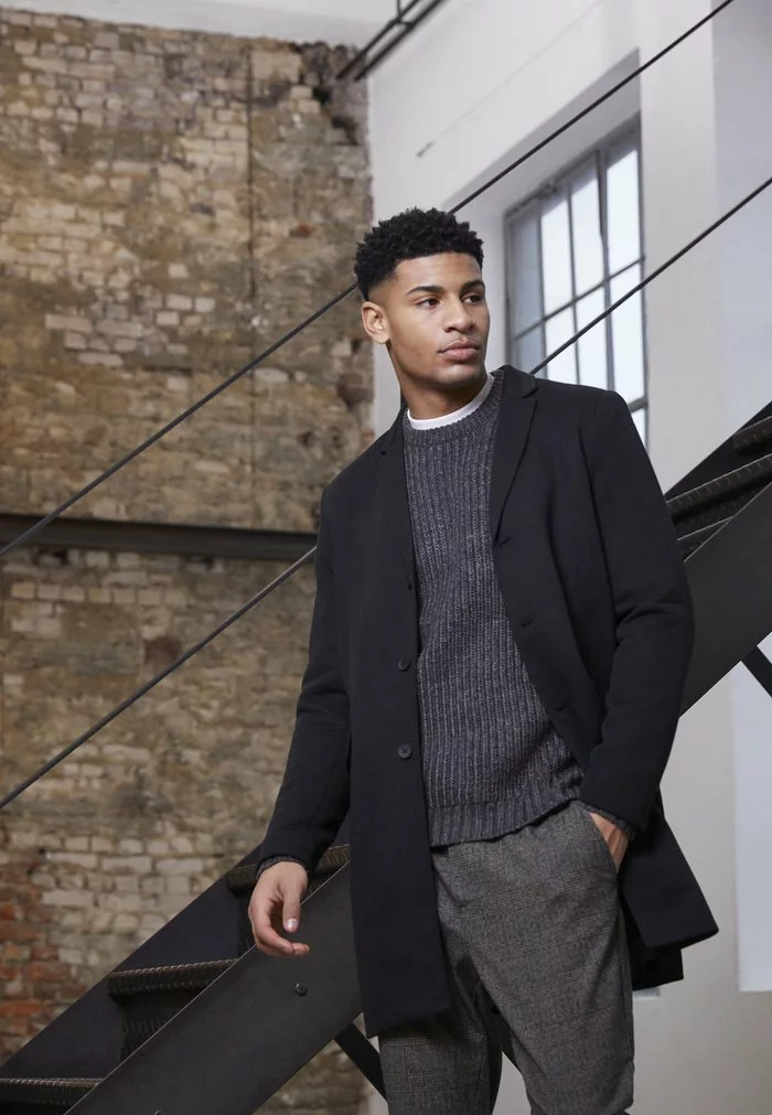 Only & Sons ONSJULIAN KING COAT - Manteau Classique - Black 1 Only & Sons ONSJULIAN KING COAT - Manteau Classique - Black