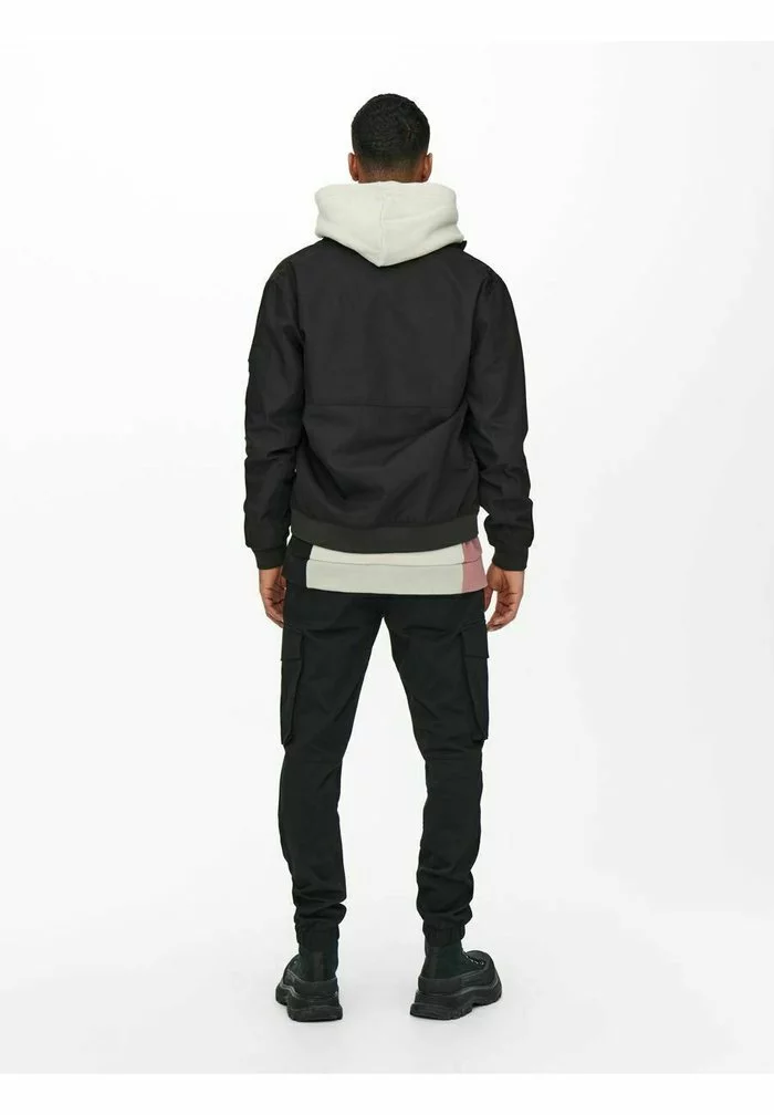 Only & Sons Blouson Bomber - Black 3 Only & Sons Blouson Bomber - Black – Image 3