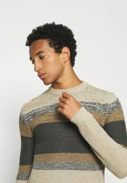 Only & Sons ONSLAZLO - Pullover - Pelican -Only & Sons Soldes Boutique 5cb6f439c21c4f50a52a8813565ea916