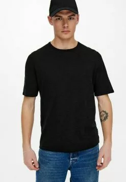 Only & Sons T-shirt Basique - Black