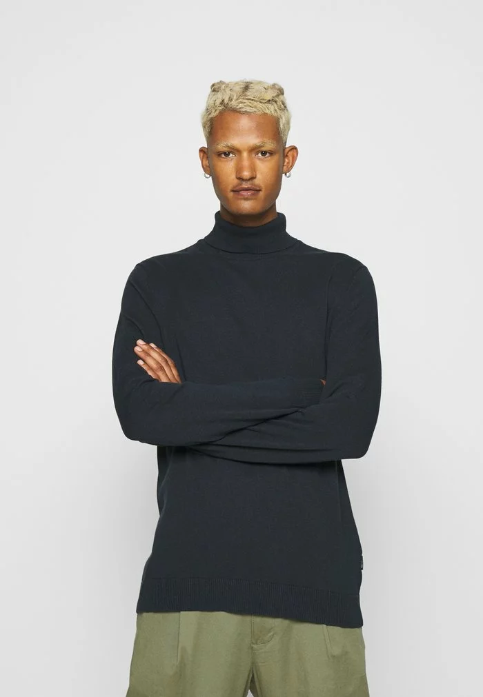 Only & Sons ONSALEX ROLL NECK - Pullover - Dark Navy 1 Only & Sons ONSALEX ROLL NECK - Pullover - Dark Navy