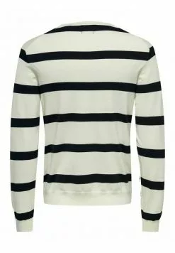 Only & Sons Pullover - Star White -Only & Sons Soldes Boutique 5ea9f964809a42aa91bfd519d6b3c631