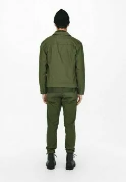 Only & Sons Veste En Jean - Olive Night -Only & Sons Soldes Boutique 5f20a6fc38be4e75ab26160ac6d063b3