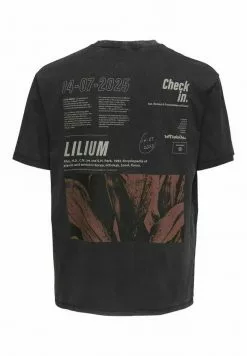 Only & Sons T-shirt Imprimé - Black -Only & Sons Soldes Boutique 604452ee13cd43a6b8999dfce4d68f0c