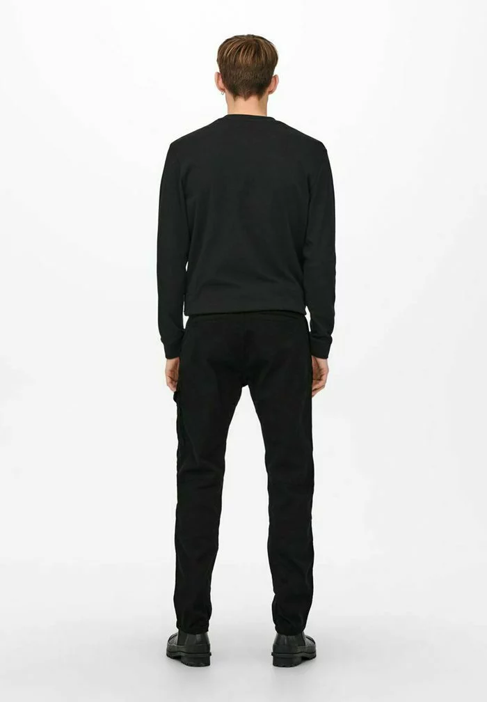 Only & Sons Pantalon Cargo - Black 3 Only & Sons Pantalon Cargo - Black – Image 3