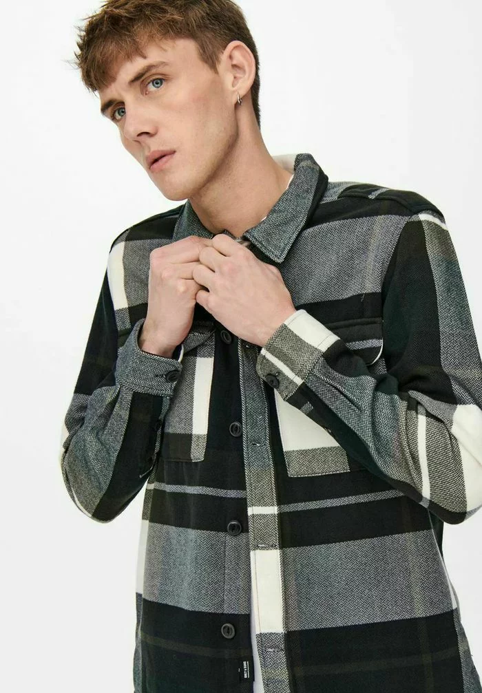 Only & Sons Chemise - Dark Navy 5 Only & Sons Chemise - Dark Navy – Image 5